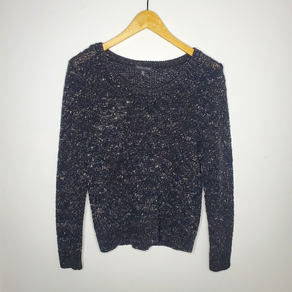 EILEEN FISHER italian wool blend sweater